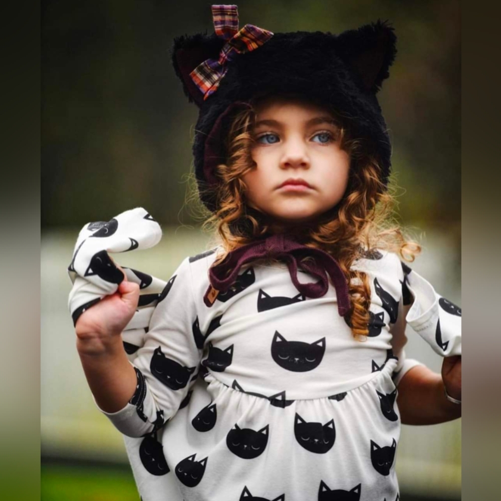 Vivie & Ash Cat Dress (3-6 months)